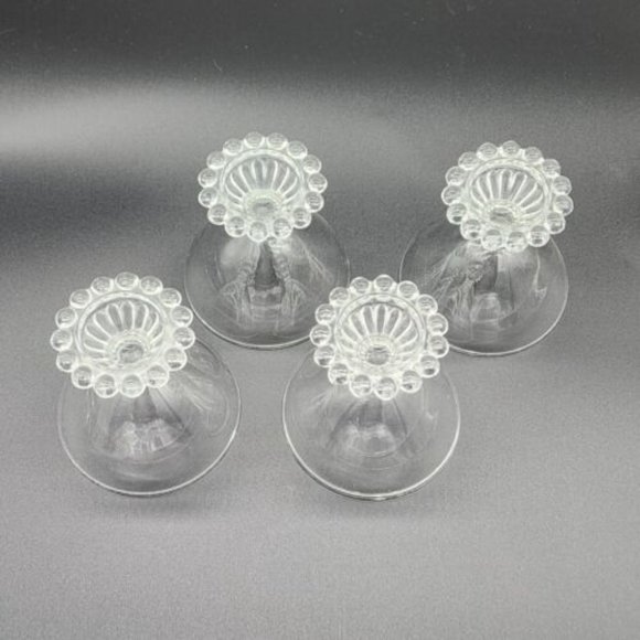 Vintage Anchor Hocking Berwick - Boopie Tall Sherbet Champagne Glasses (4) - Picture 4 of 4